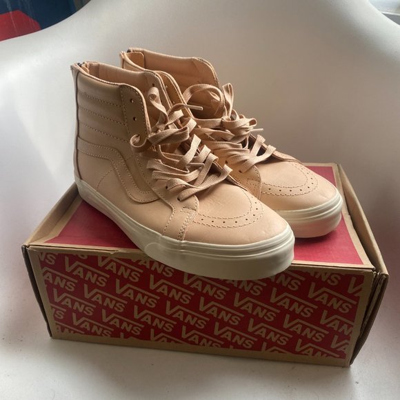 vachetta tan vans sk8 hi